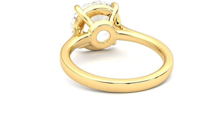Taylor & Hart Hope Round Engagement Ring 360 degree image 16