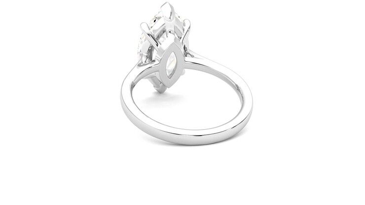 Taylor & Hart Hope Marquise Engagement Ring 360 degree image 16