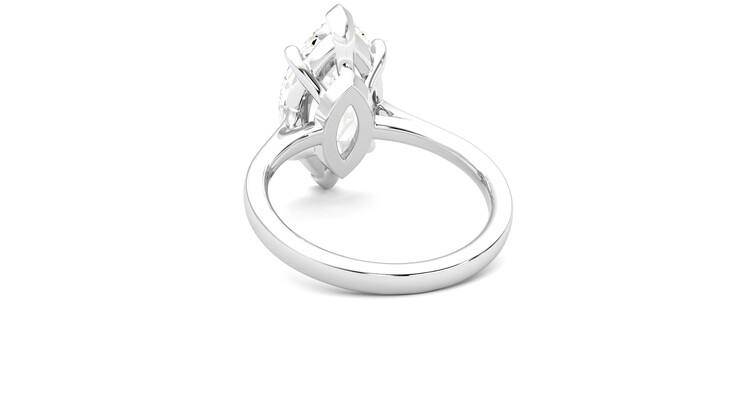 Taylor & Hart Hope Marquise Engagement Ring 360 degree image 16