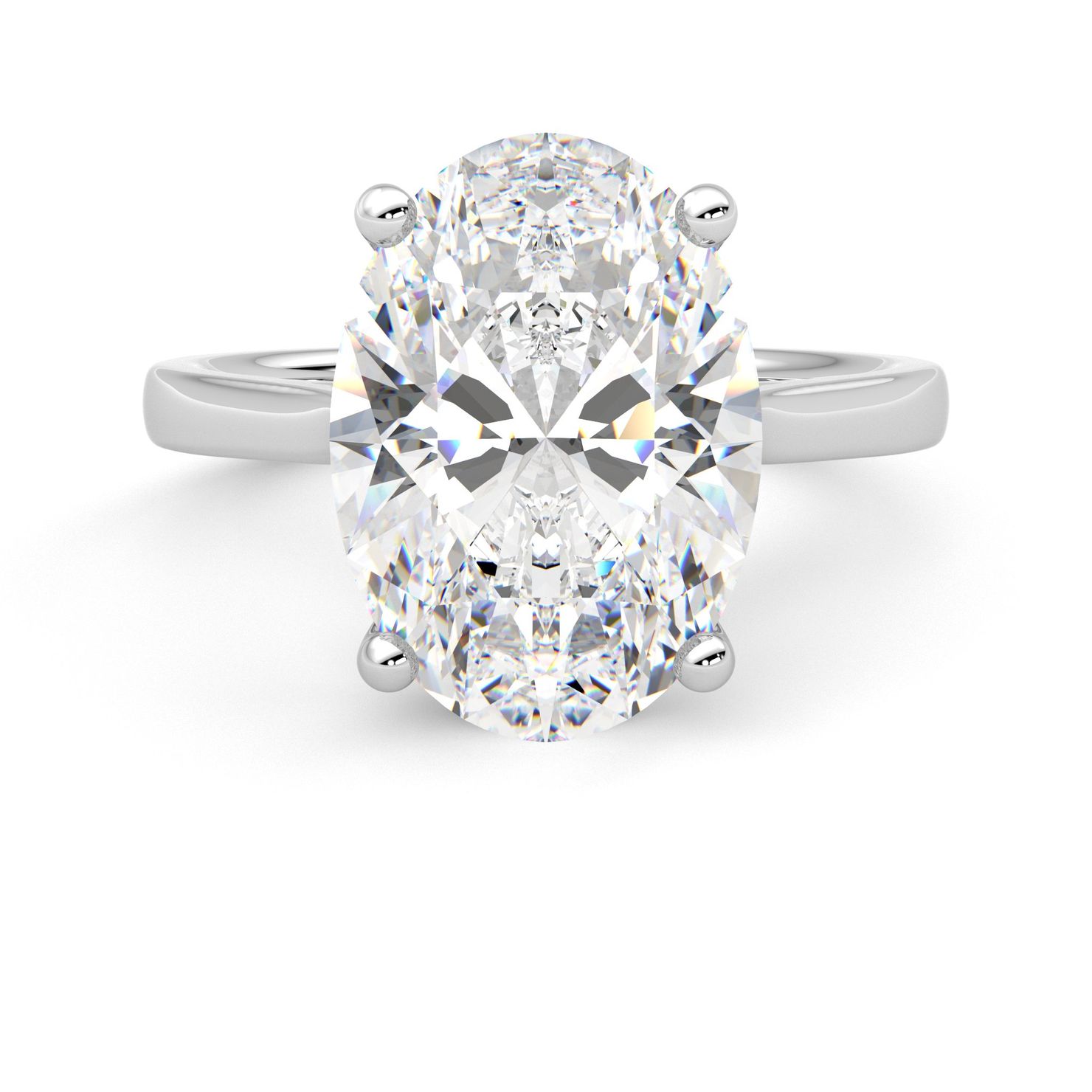 Taylor & Hart Hope Oval Engagement Ring 0
