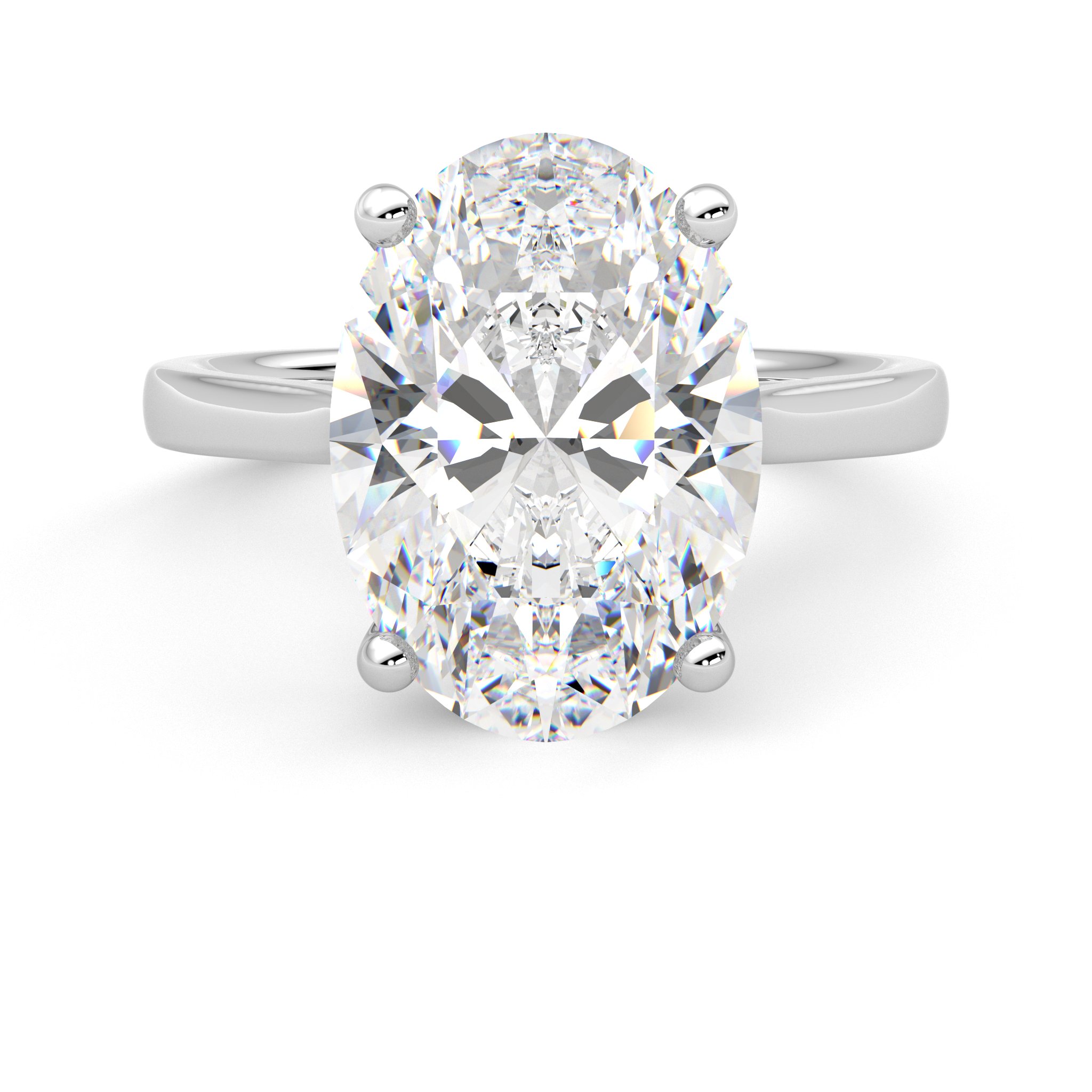Taylor & Hart Hope Oval Engagement Ring 0