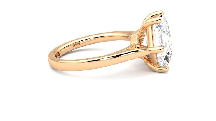 Taylor & Hart Hope Hexagonal Engagement Ring 360 degree image 9