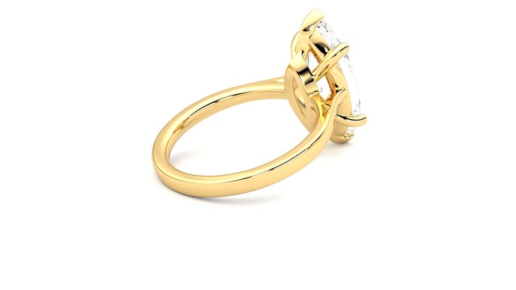 Taylor & Hart Hope Marquise Engagement Ring 360 degree image 12