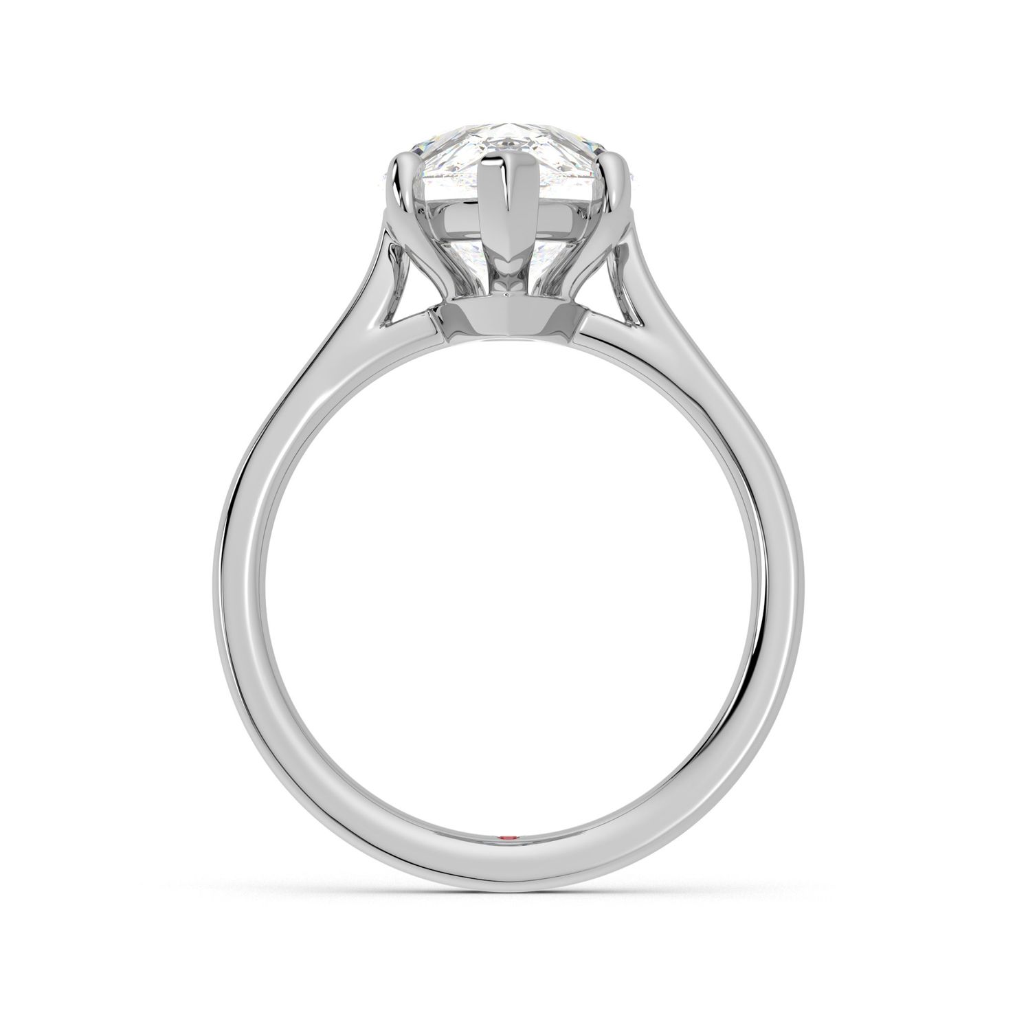 Taylor & Hart Hope Pear Engagement Ring 1