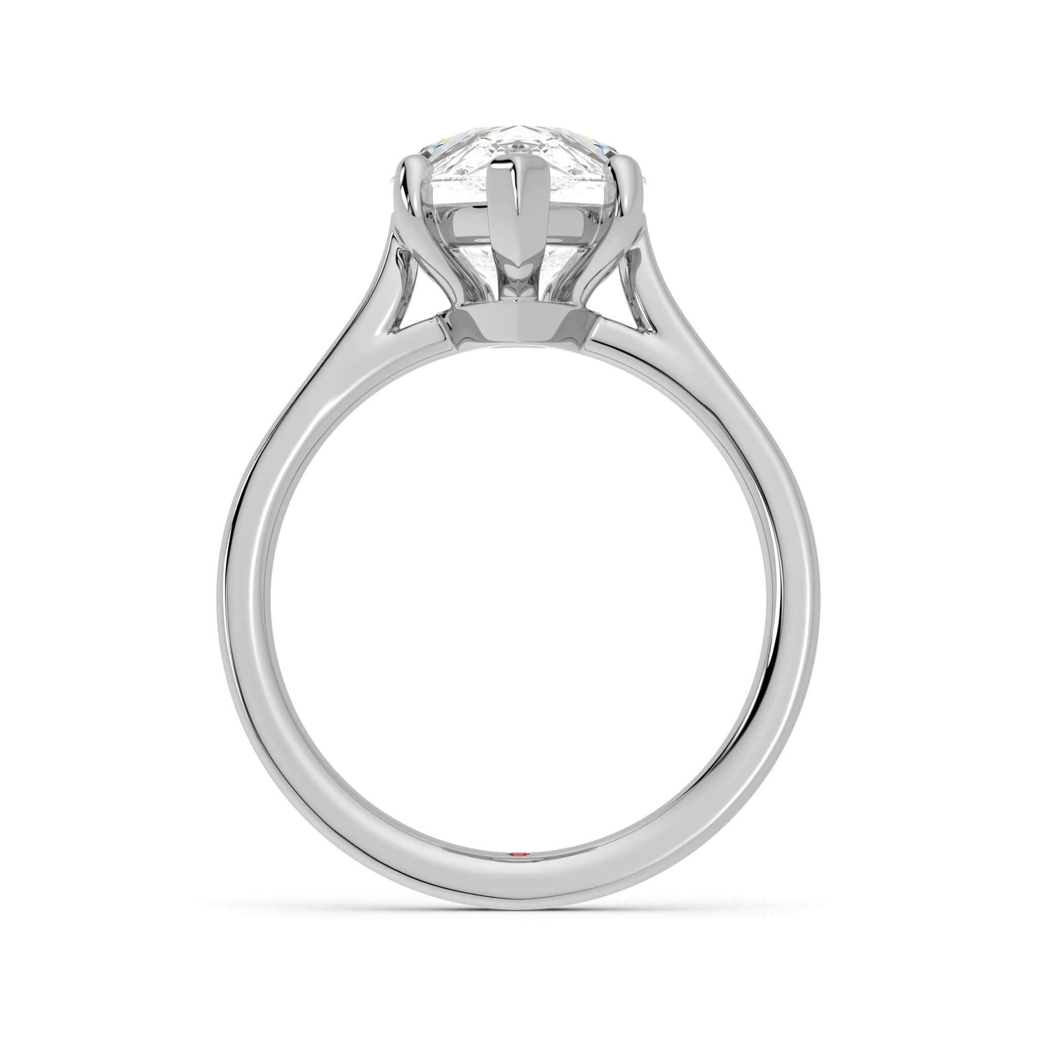 Taylor & Hart Hope Pear Engagement Ring 1