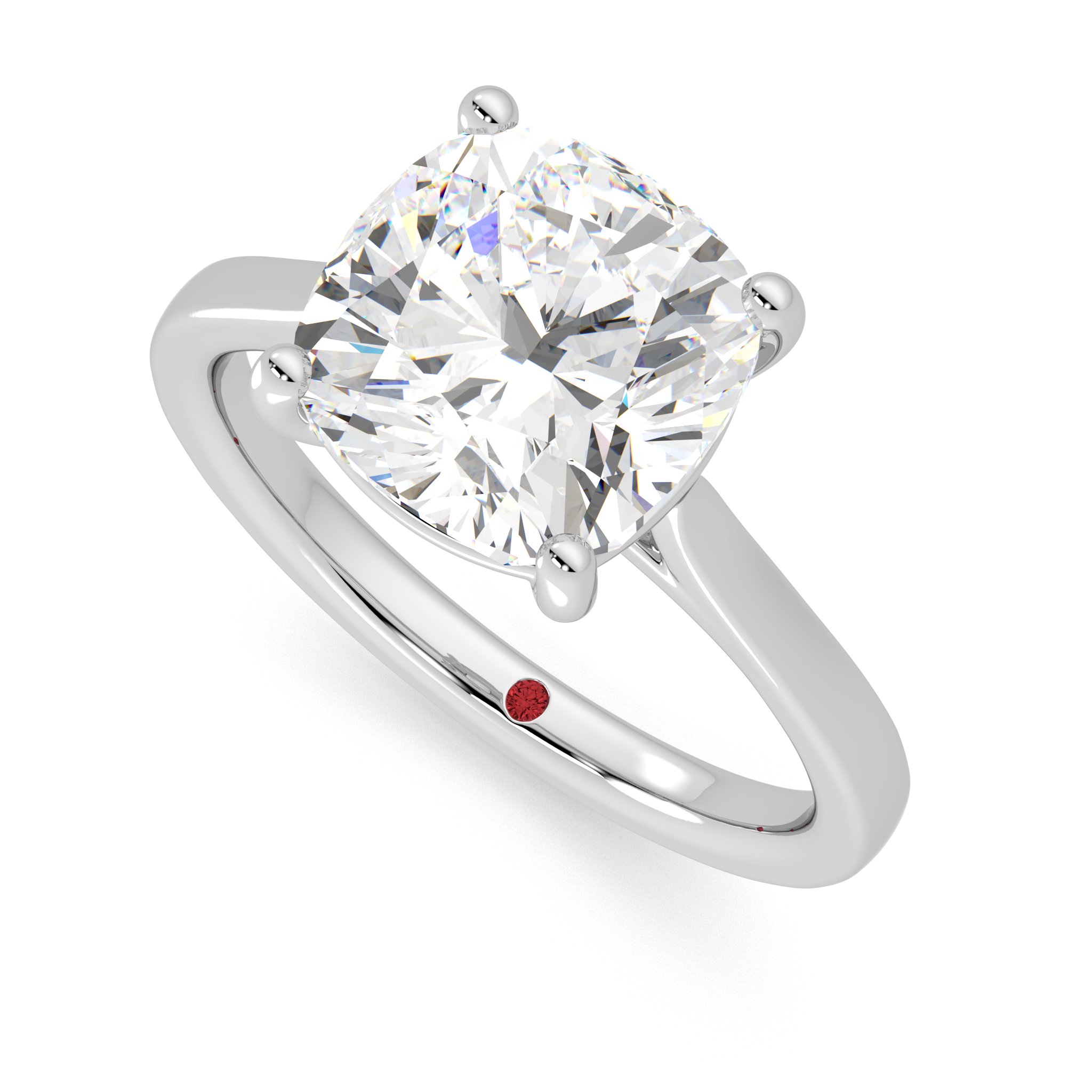 Taylor & Hart Hope Cushion Engagement Ring 0