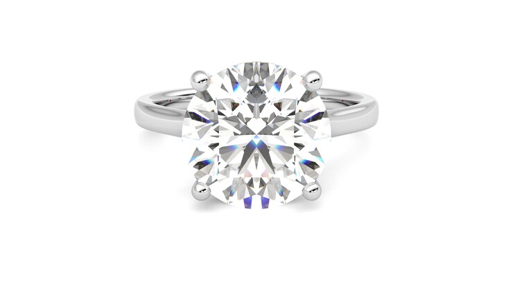 Taylor & Hart Hope Round Engagement Ring 360 degree image 0