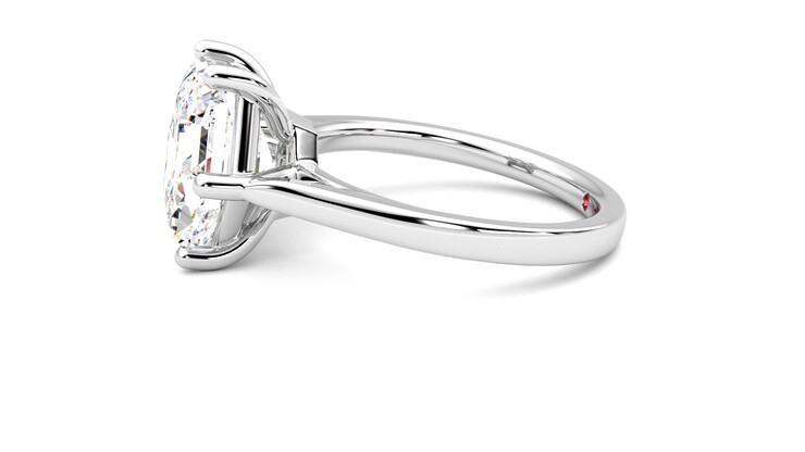 Taylor & Hart Hope Hexagonal Engagement Ring 360 degree image 21