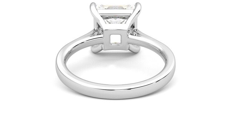 Taylor & Hart Hope Princess Engagement Ring 360 degree image 15