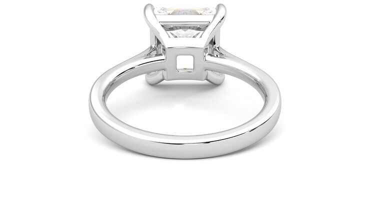 Taylor & Hart Hope Princess Engagement Ring 360 degree image 15