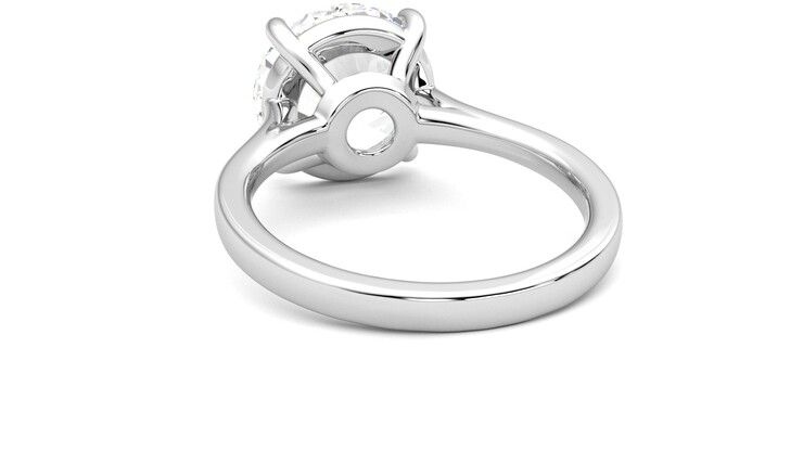 Taylor & Hart Hope Round Engagement Ring 360 degree image 16