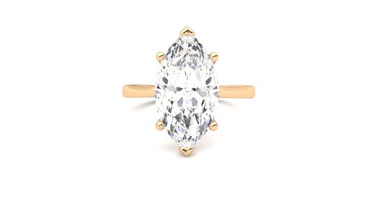 Taylor & Hart Hope Marquise Engagement Ring 360 degree image 29