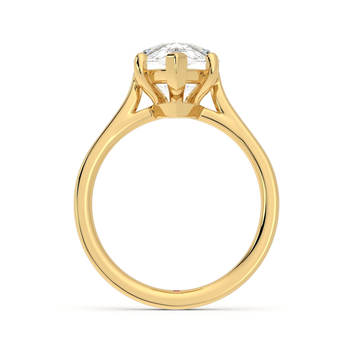 Taylor & Hart Hope Pear Engagement Ring 1