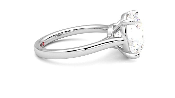 Taylor & Hart Hope Round Engagement Ring 360 degree image 9