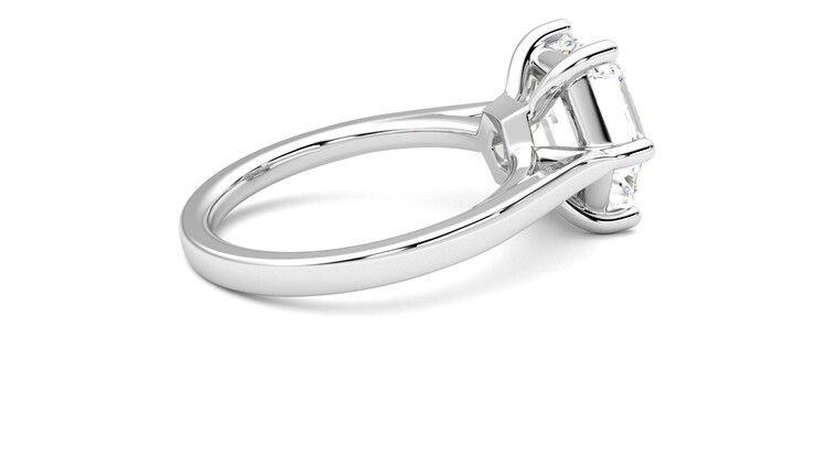 Taylor & Hart Hope Hexagonal Engagement Ring 360 degree image 11