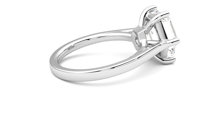 Taylor & Hart Hope Hexagonal Engagement Ring 360 degree image 11