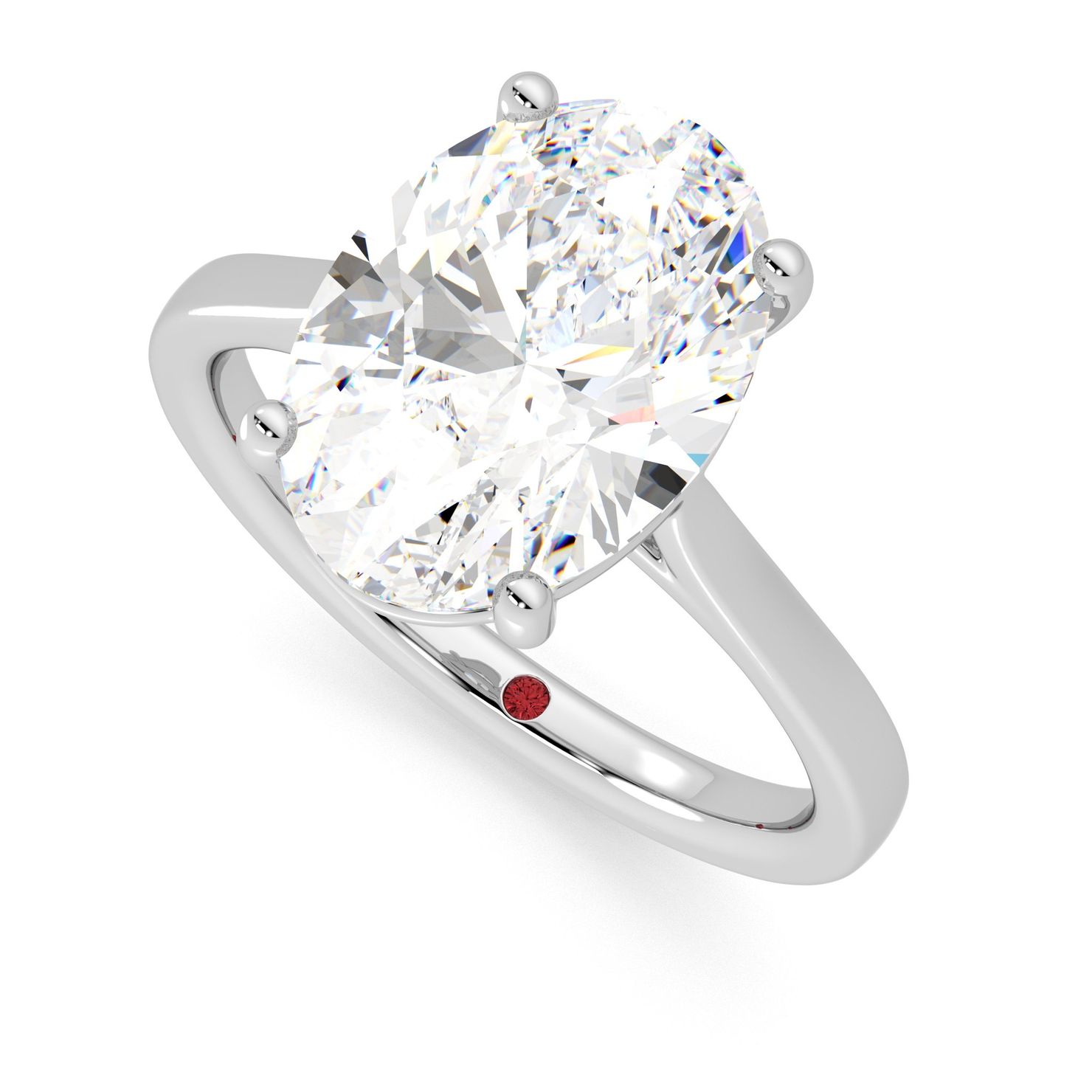 Taylor & Hart Hope Oval Engagement Ring 0