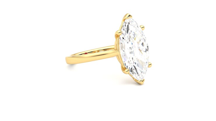 Taylor & Hart Hope Marquise Engagement Ring 360 degree image 6
