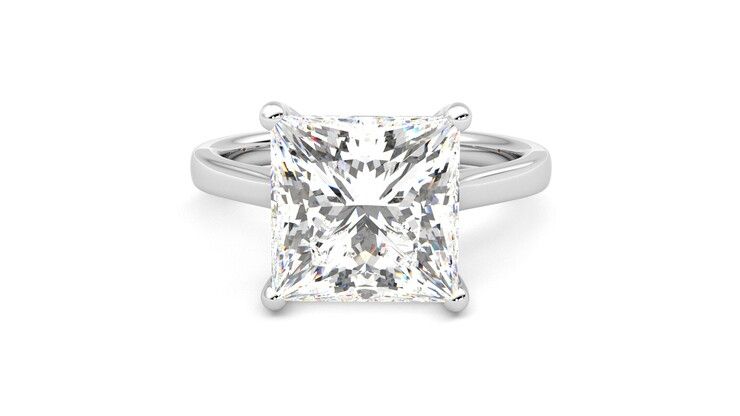 Taylor & Hart Hope Princess Engagement Ring 360 degree image 29