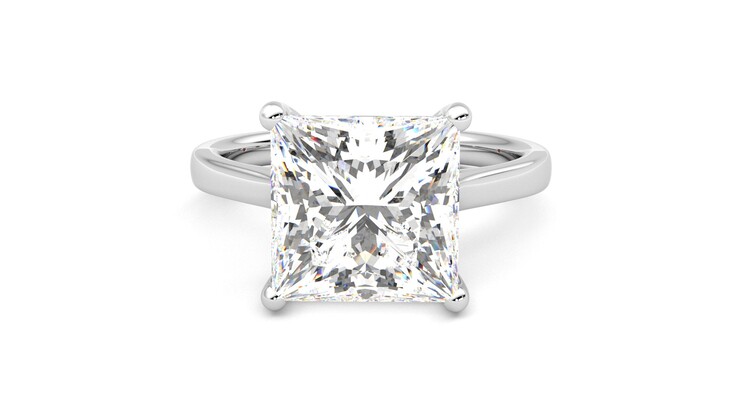 Taylor & Hart Hope Princess Engagement Ring 360 degree image 29