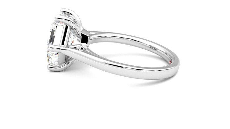 Taylor & Hart Hope Hexagonal Engagement Ring 360 degree image 20