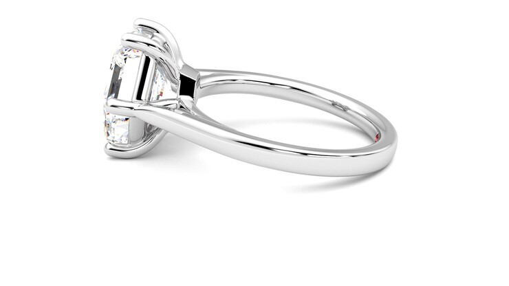 Taylor & Hart Hope Hexagonal Engagement Ring 360 degree image 20