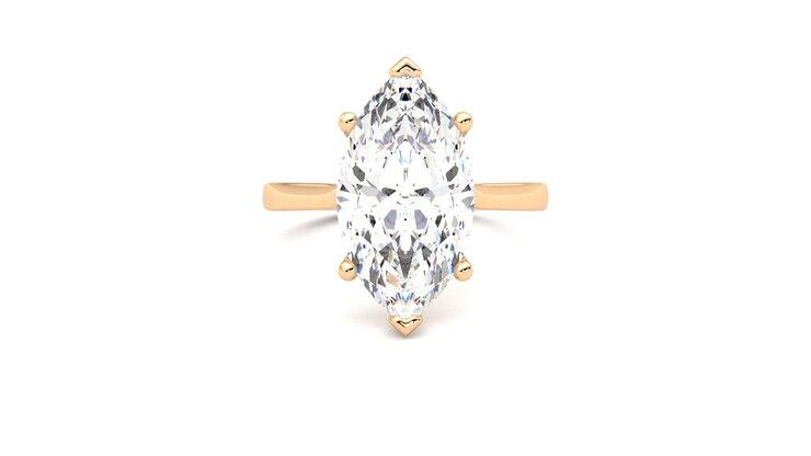 Taylor & Hart Hope Marquise Engagement Ring 360 degree image 0