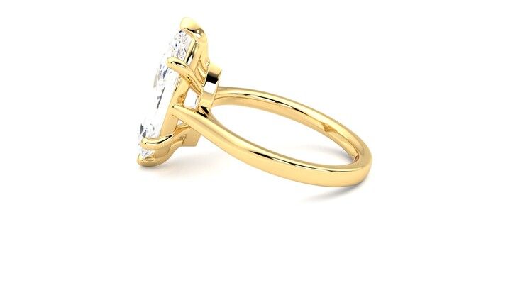Taylor & Hart Hope Marquise Engagement Ring 360 degree image 20
