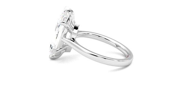 Taylor & Hart Hope Marquise Engagement Ring 360 degree image 20