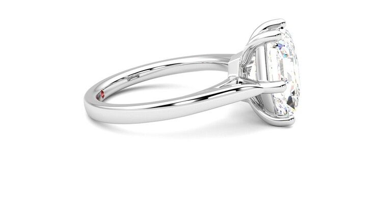 Taylor & Hart Hope Hexagonal Engagement Ring 360 degree image 9