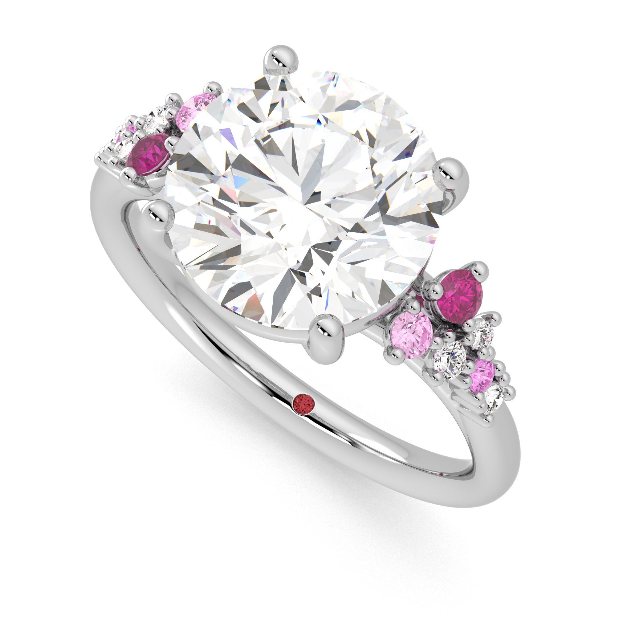 Taylor & Hart Marula Round Engagement Ring 0