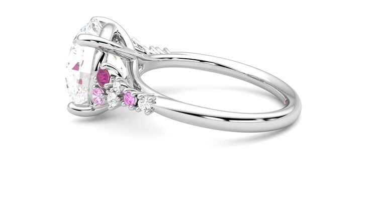 Taylor & Hart Marula Round Engagement Ring 360 degree image 20