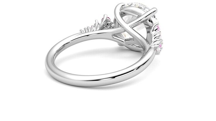 Taylor & Hart Marula Round Engagement Ring 360 degree image 13