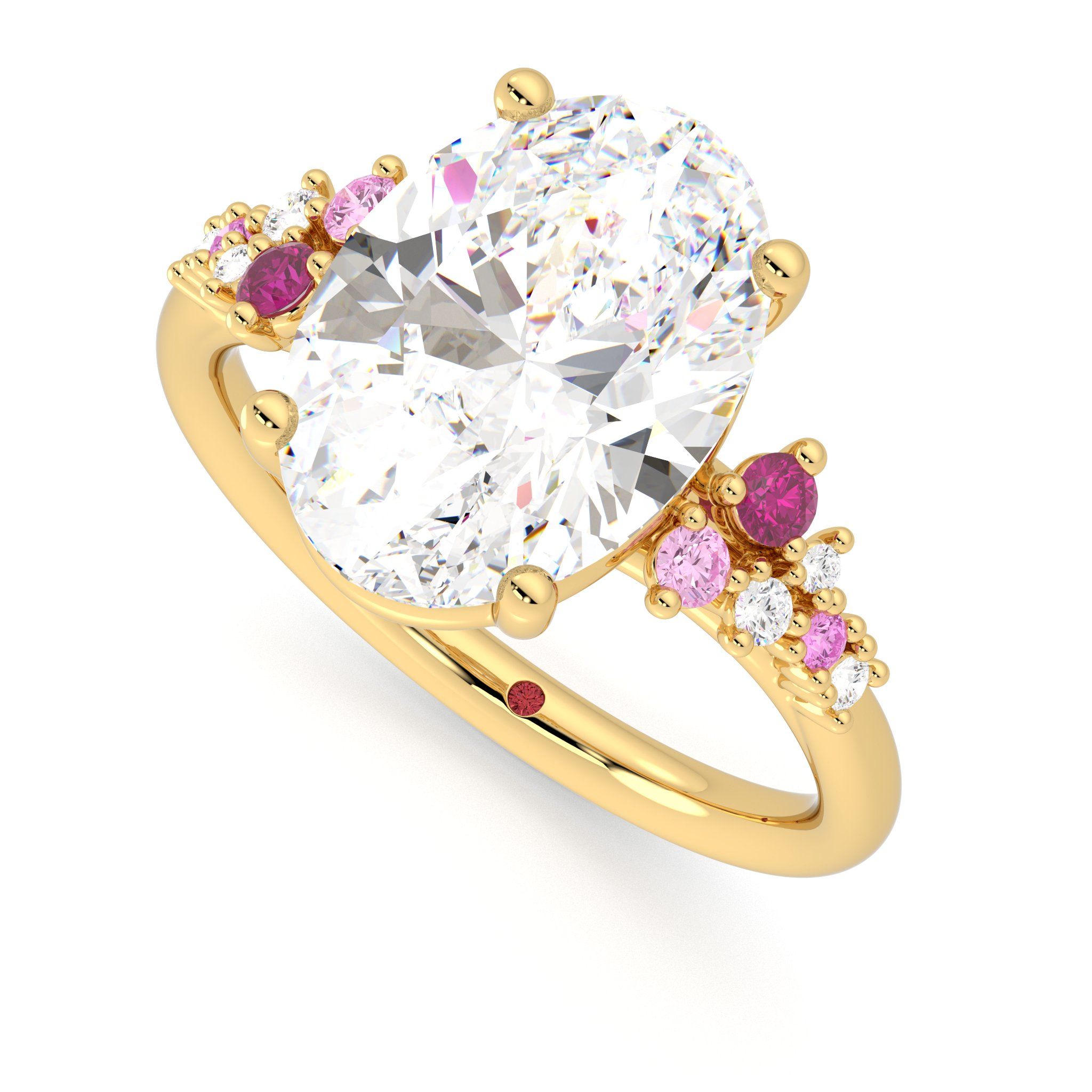 Taylor & Hart Marula Oval Engagement Ring 0