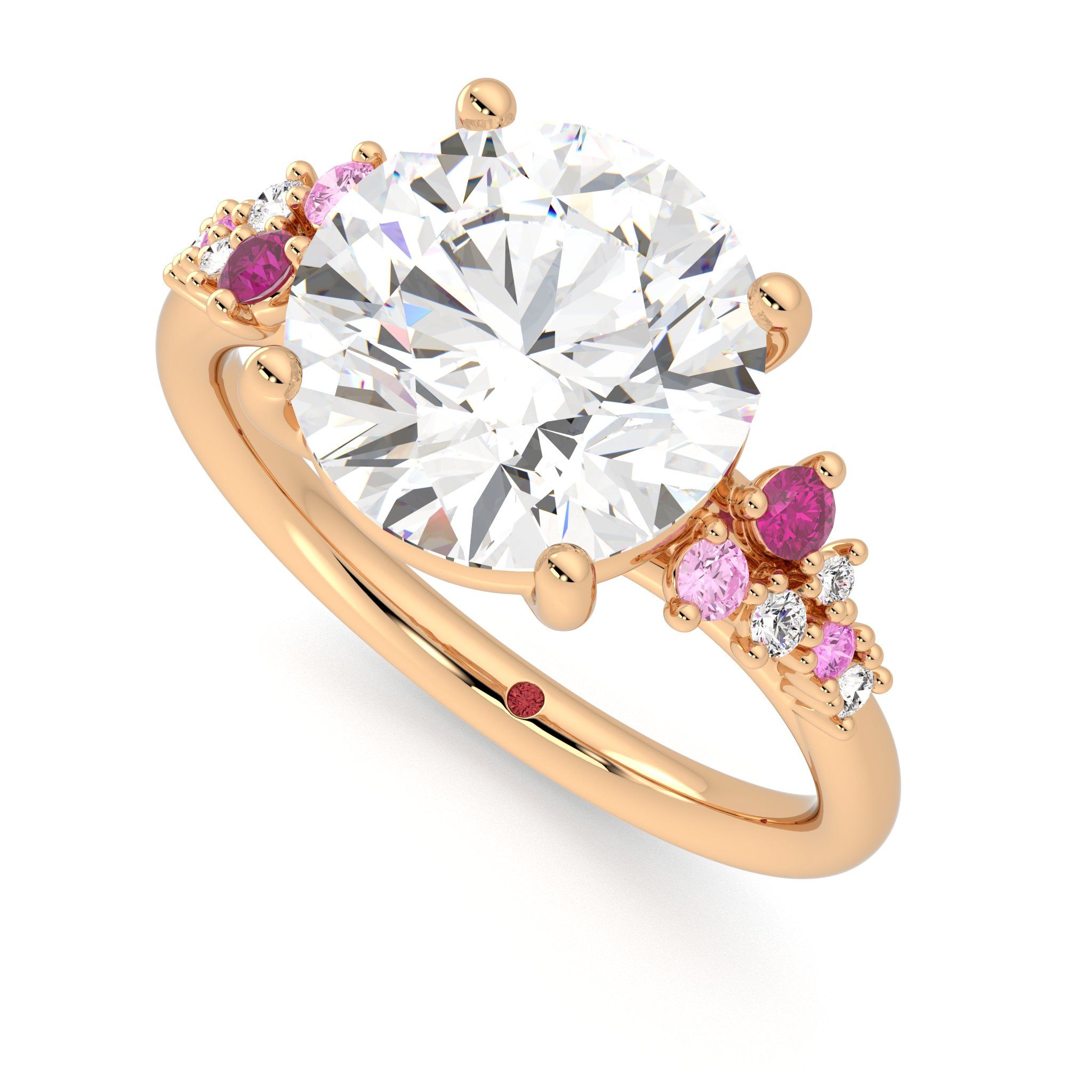 Taylor & Hart Marula Round Engagement Ring 0