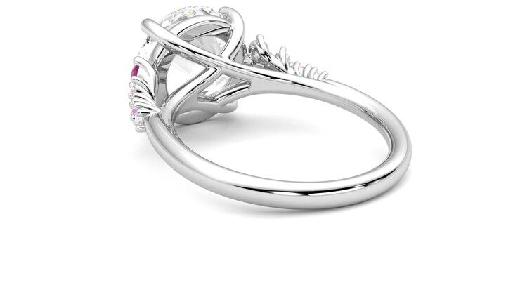 Taylor & Hart Marula Round Engagement Ring 360 degree image 17