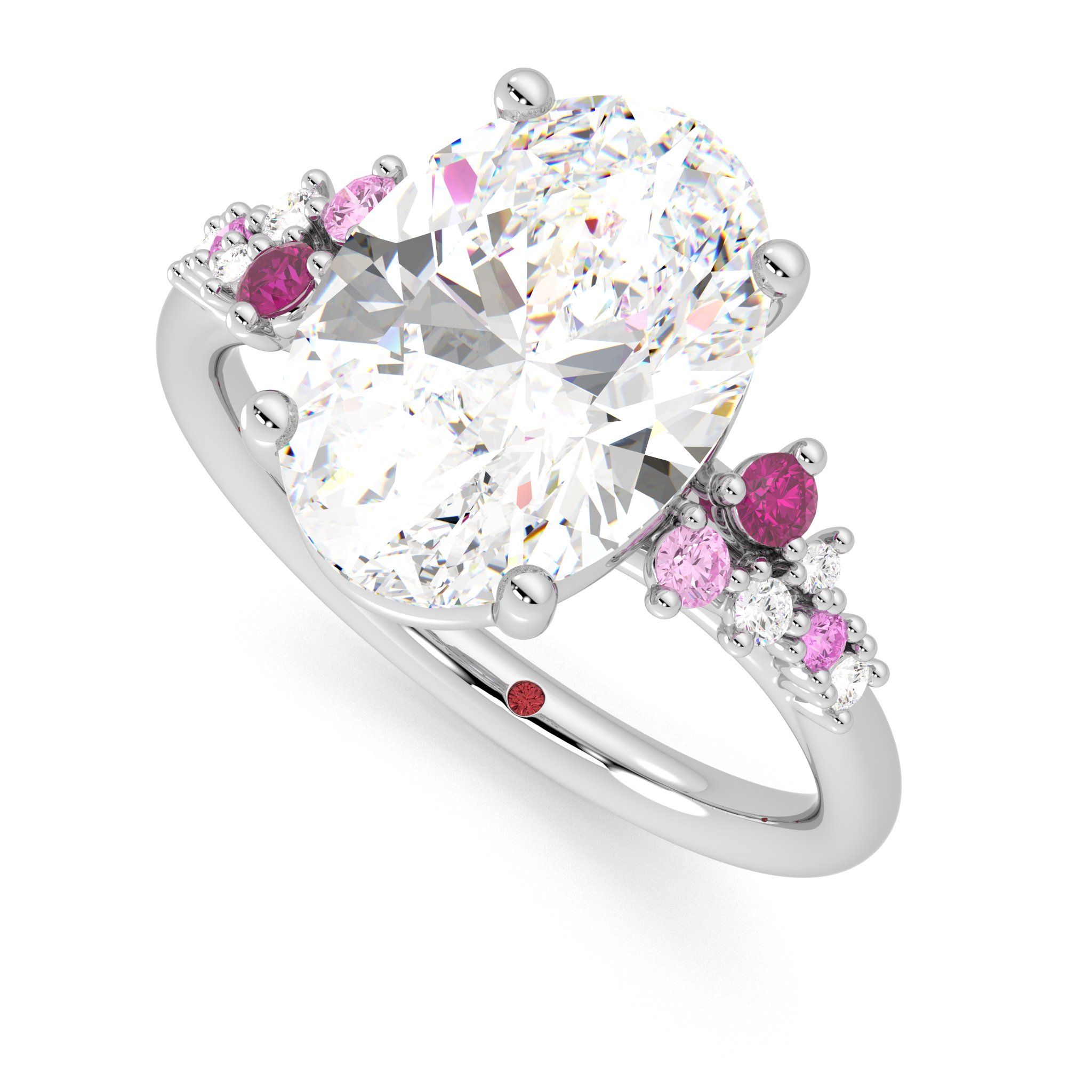 Taylor & Hart Marula Oval Engagement Ring 0