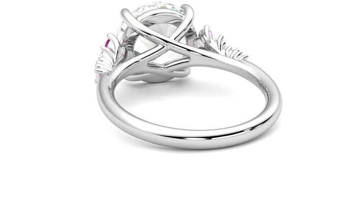 Taylor & Hart Marula Round Engagement Ring 360 degree image 16