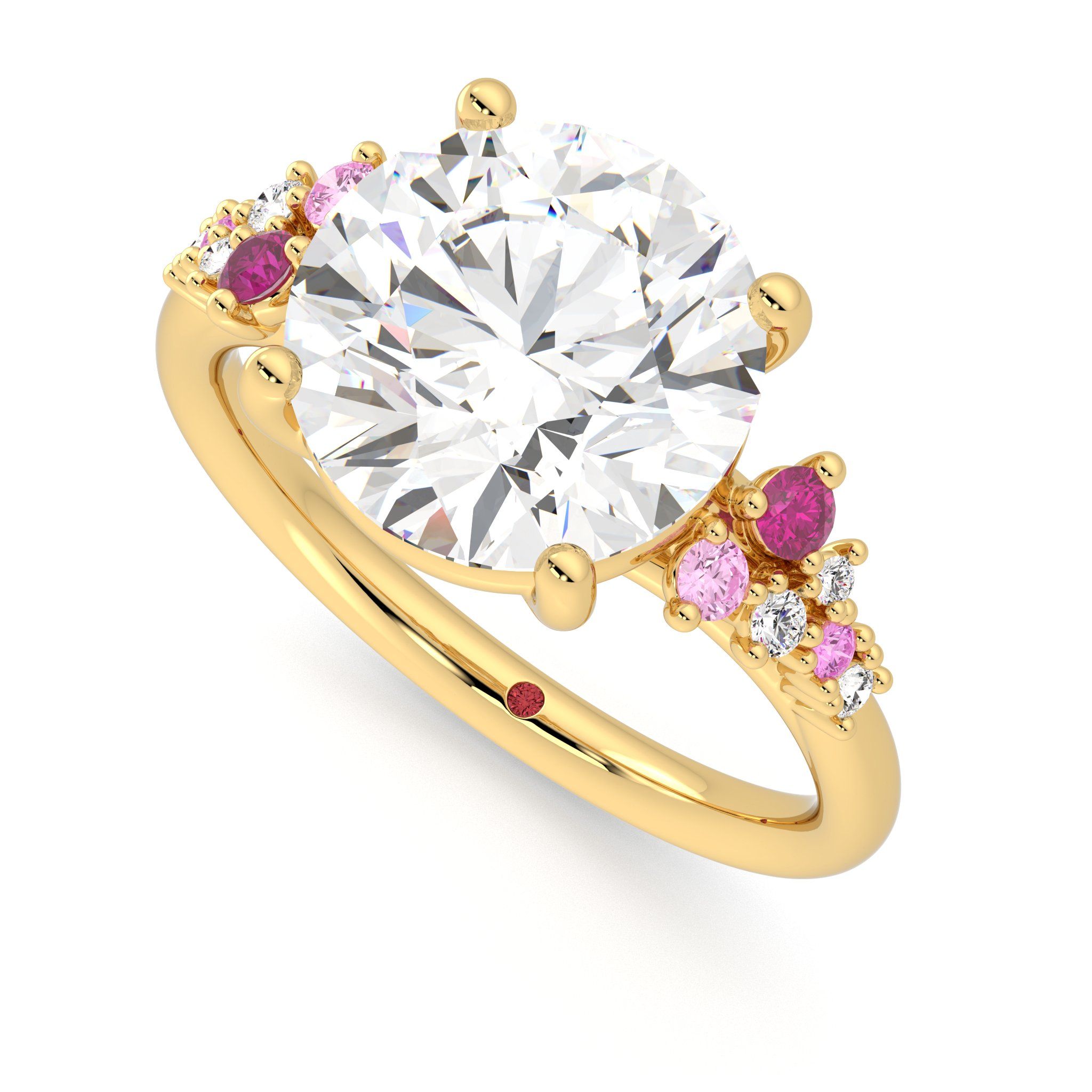 Taylor & Hart Marula Round Engagement Ring 0