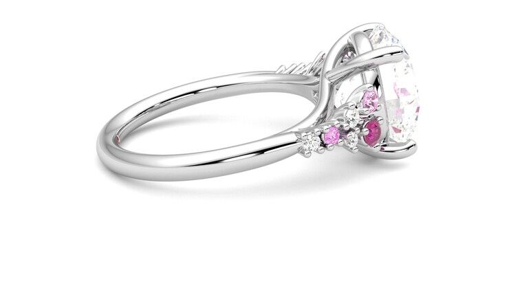 Taylor & Hart Marula Round Engagement Ring 360 degree image 10