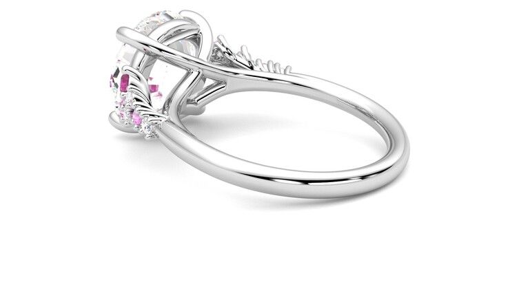 Taylor & Hart Marula Round Engagement Ring 360 degree image 18