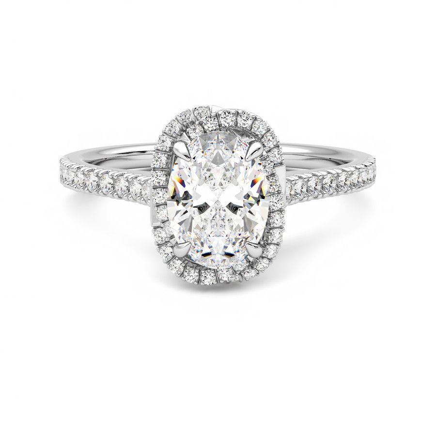 Taylor & Hart Entwine Oval Engagement Ring 2