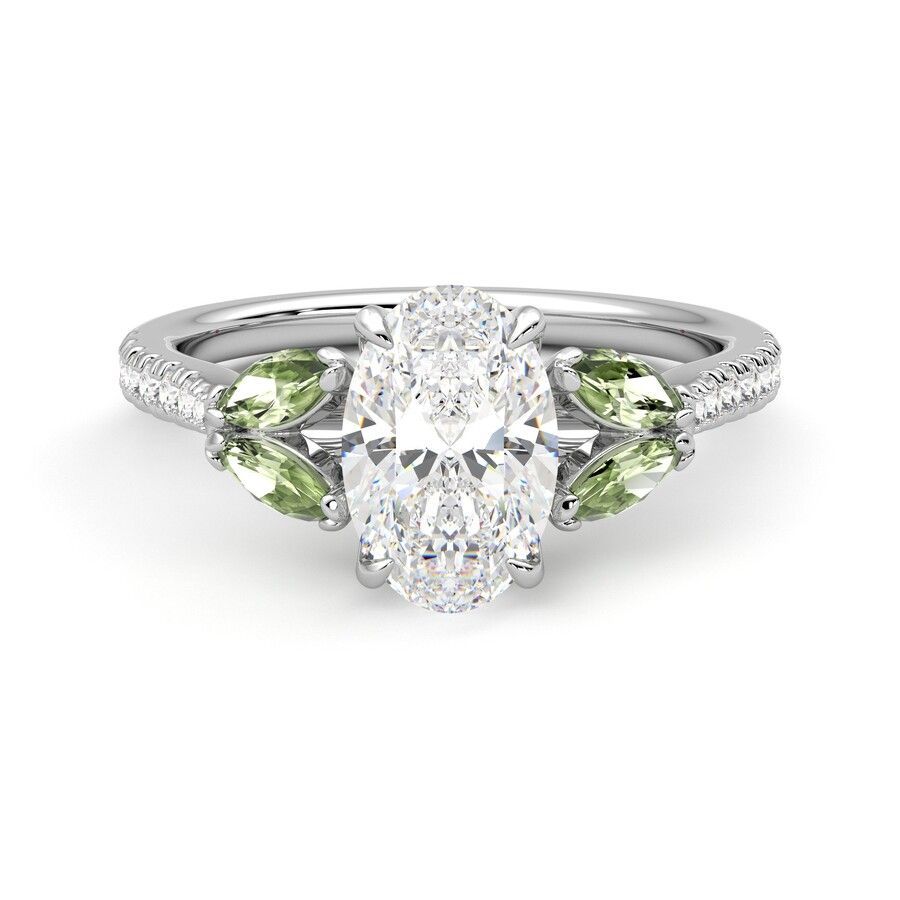 Taylor & Hart Thia Oval Engagement Ring 2