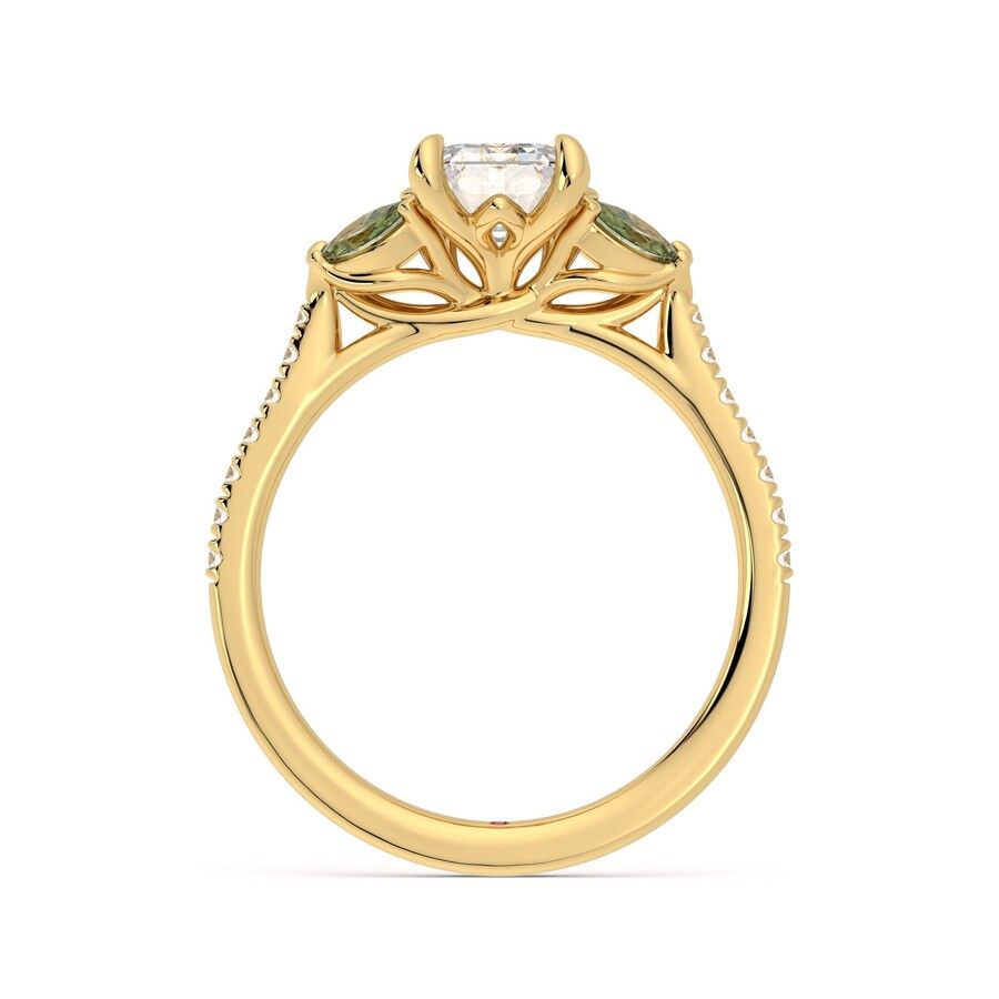 Taylor & Hart Thia Emerald Engagement Ring 1