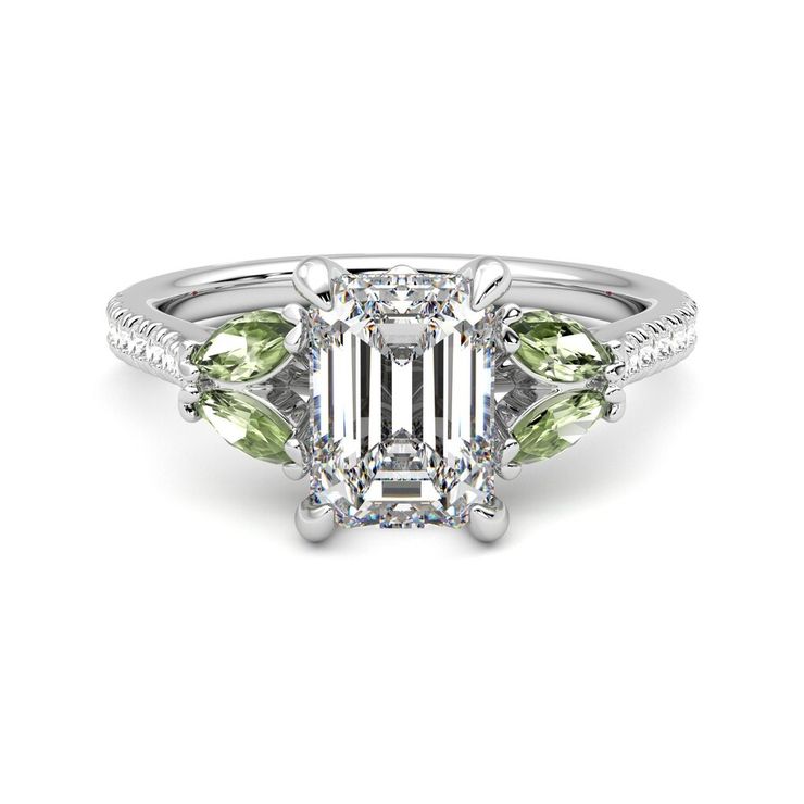 Taylor & Hart Thia Emerald Engagement Ring 1