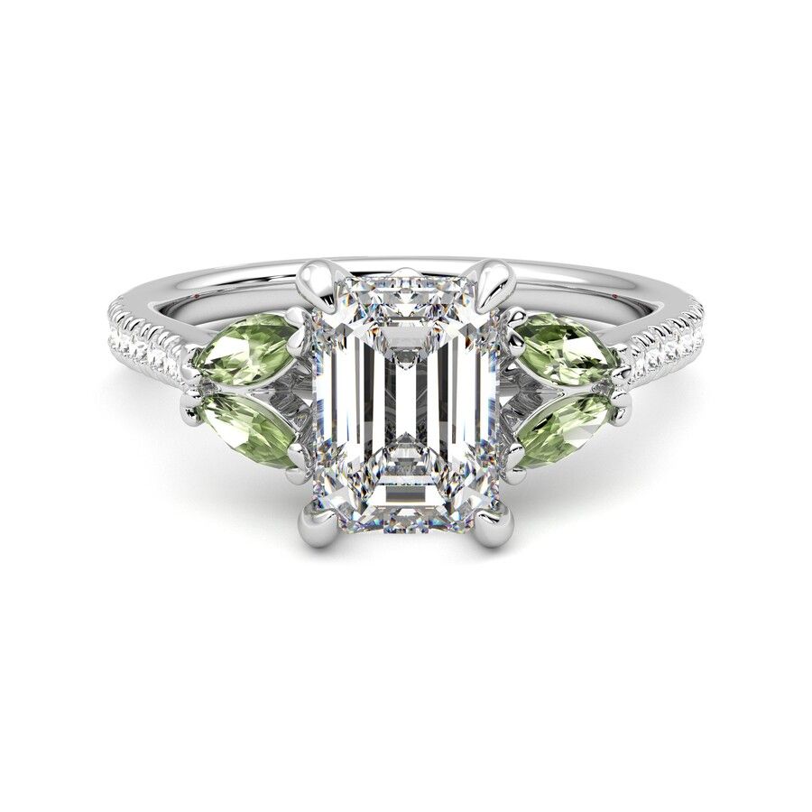 Taylor & Hart Thia Emerald Engagement Ring 2