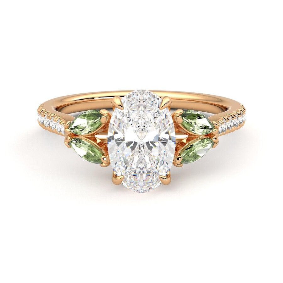 Taylor & Hart Thia Oval Engagement Ring 2