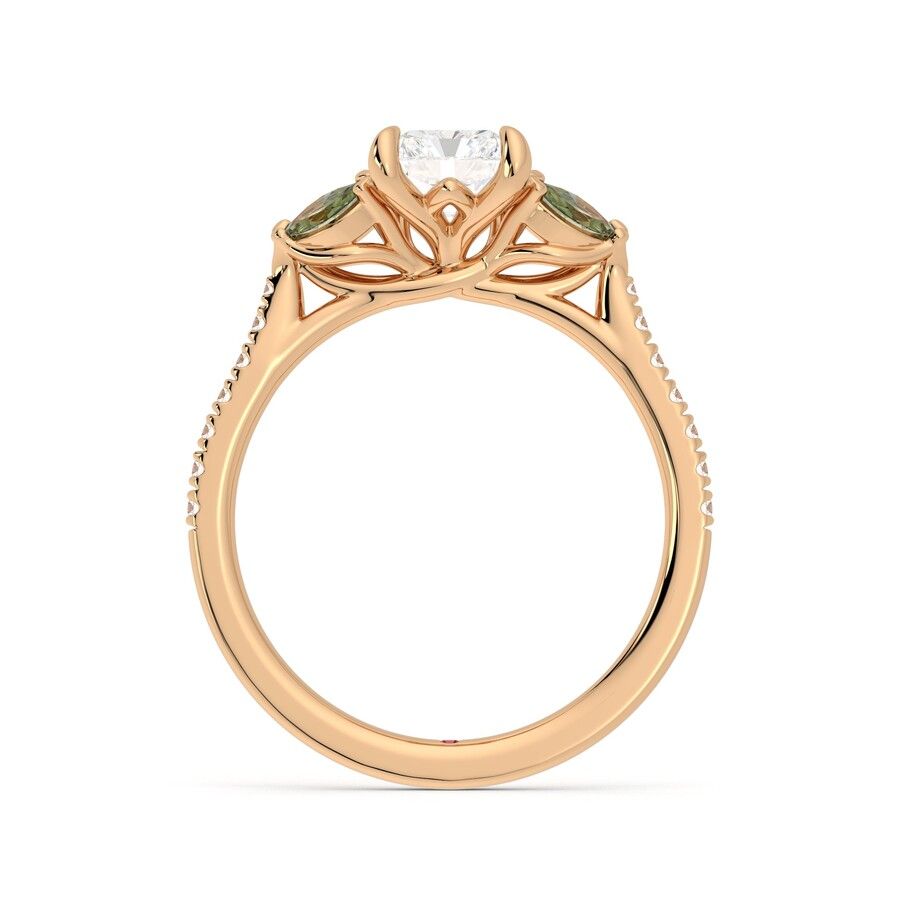 Taylor & Hart Thia Radiant Engagement Ring 1