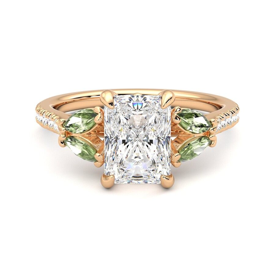 Taylor & Hart Thia Radiant Engagement Ring 2