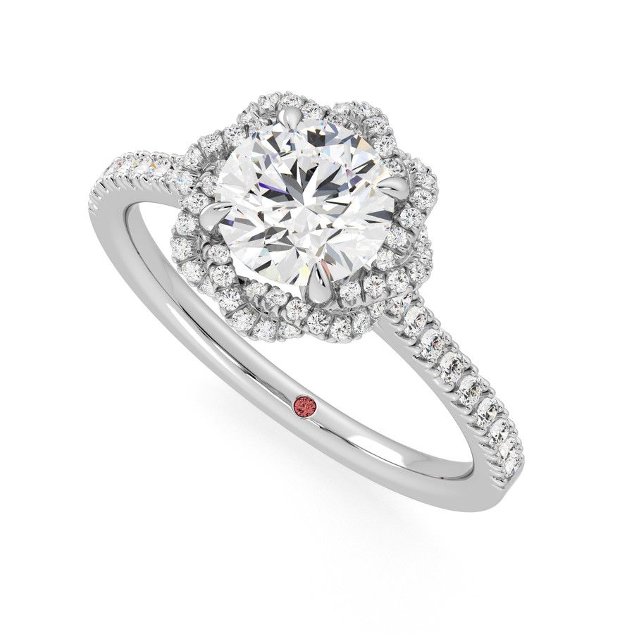 Taylor & Hart Entwine Round Engagement Ring 0